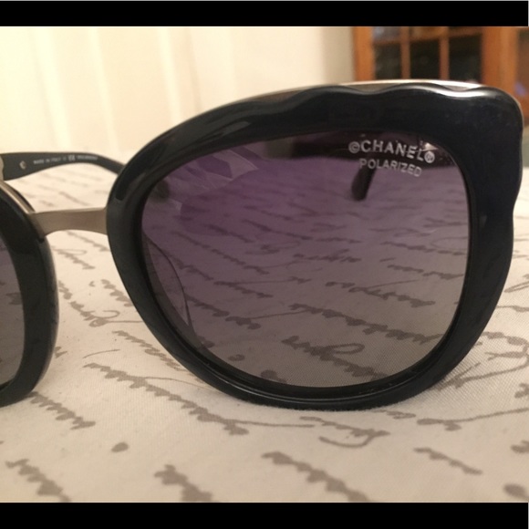 CHANEL Butterfly Sunglasses Blue/Grey Polarized 💙 - Picture 5 of 7